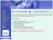 Tablet Screenshot of microster.pl